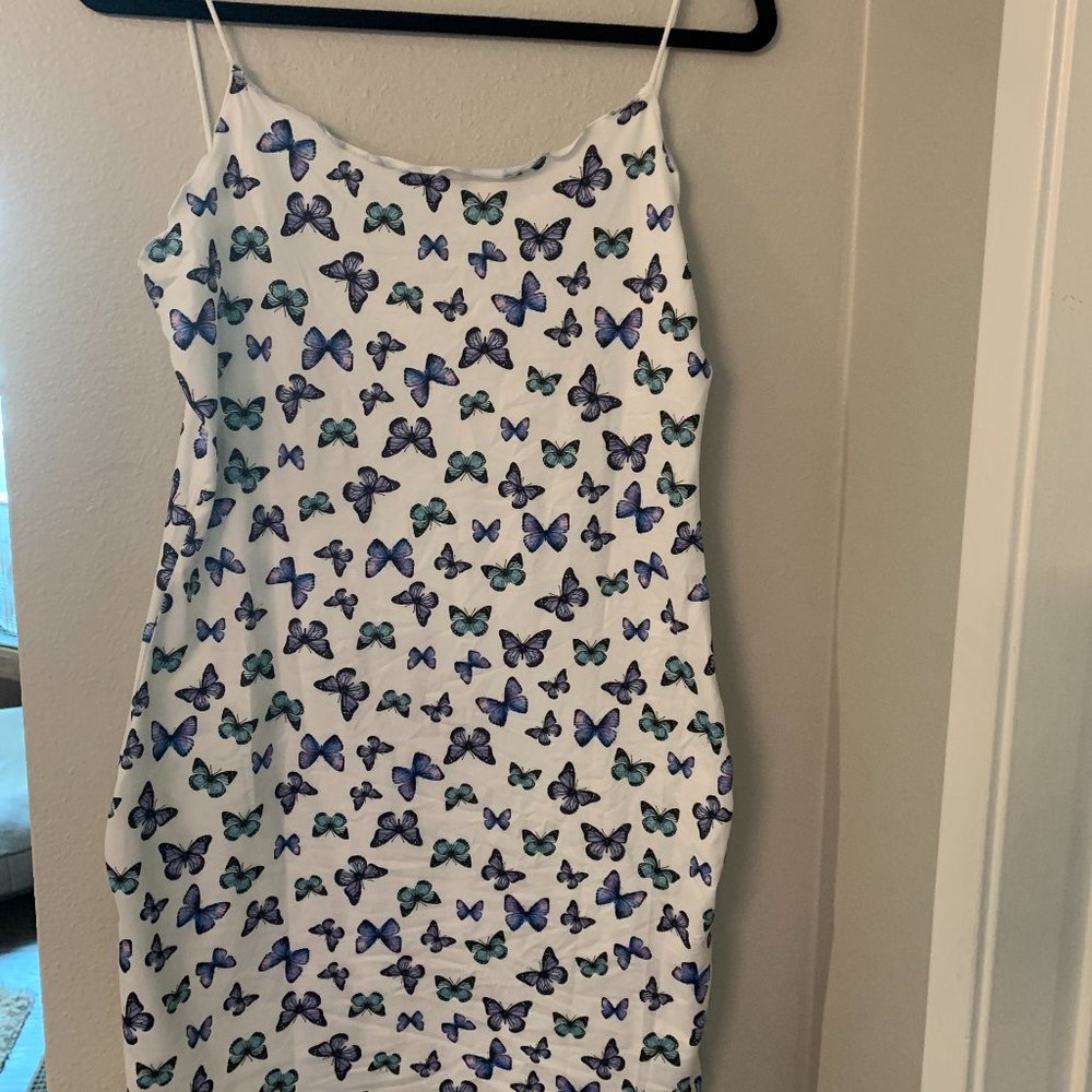 Butterfly Mini Dress- Never Worn